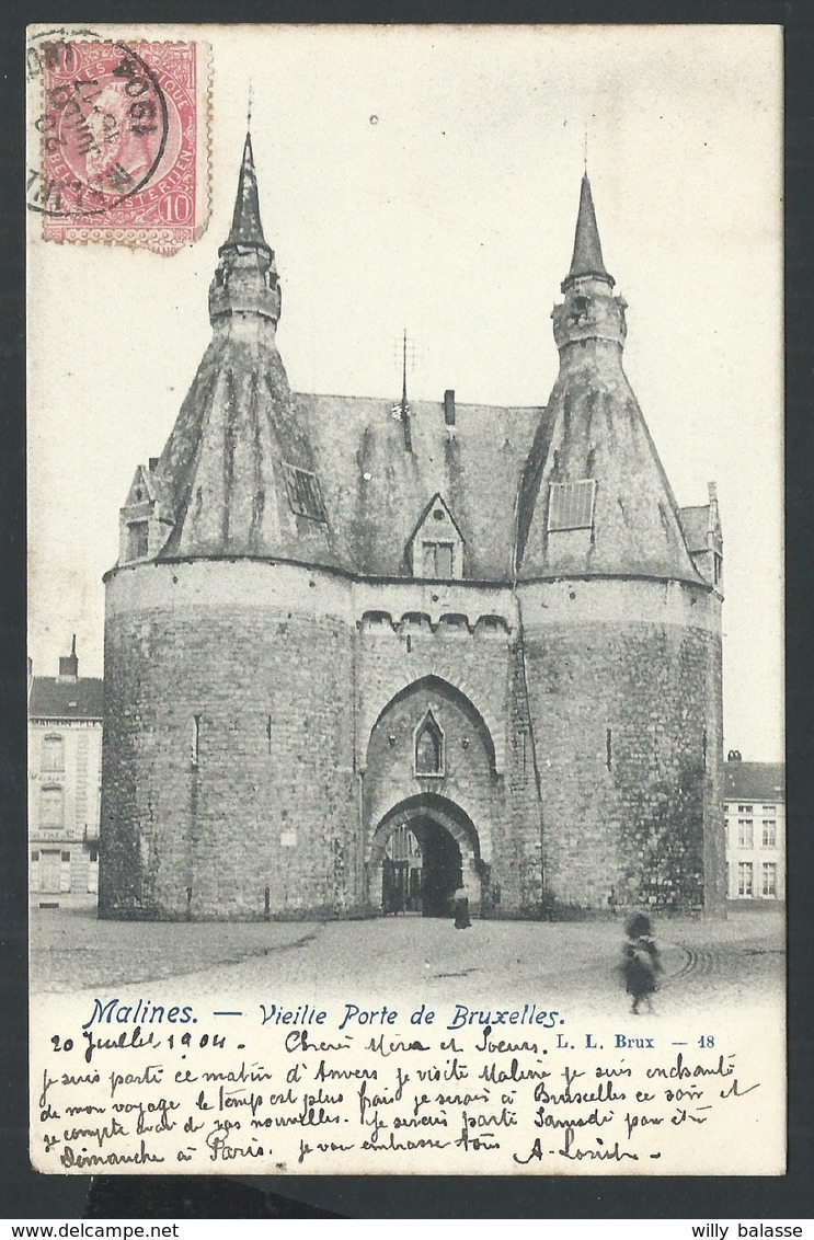 +++ CPA - MALINES  MECHELEN - Vieille Porte De Bruxelles  // - Malines