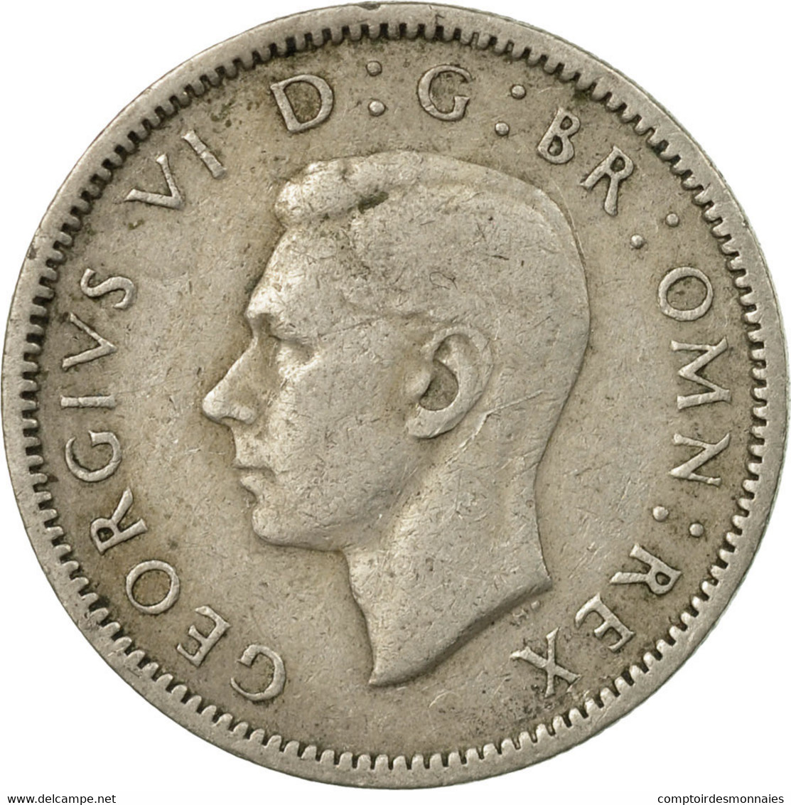 Monnaie, Grande-Bretagne, George VI, 6 Pence, 1948, TB+, Copper-nickel, KM:862 - H. 6 Pence