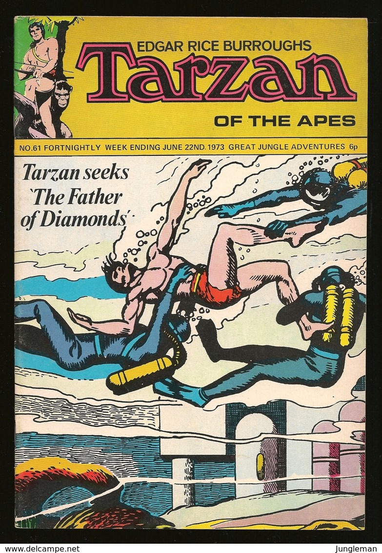 Tarzan Of The Apes - 2ème Série # 61 - Published Williams Publishing - In English - June 1973 - Bon état - Other Publishers