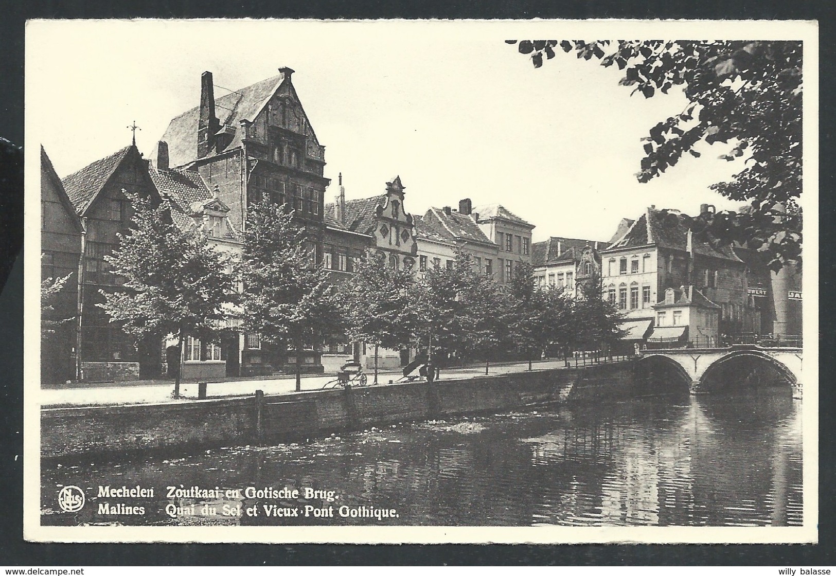 +++ CPA - MALINES  MECHELEN - Quai Du Sel Et Vieux Pont Gothique - Nels   // - Mechelen