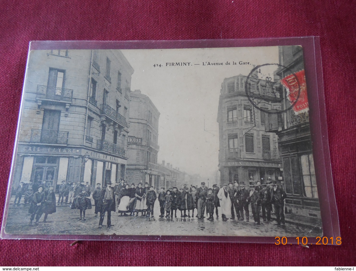 CPA - Firminy - L'Avenue De La Gare - Firminy