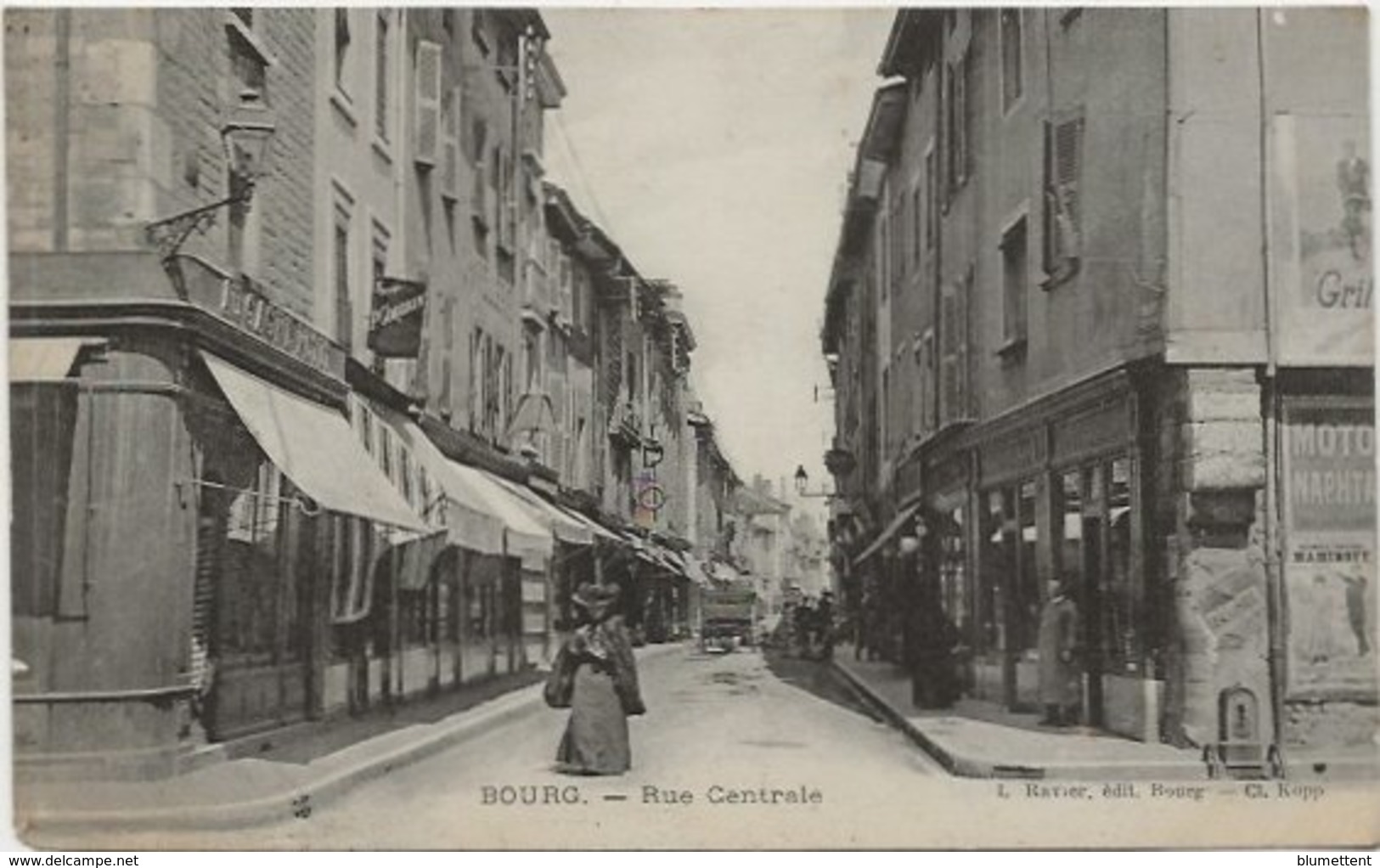 CPA Commerces Rue Centrale  BOURG 01 - Other & Unclassified
