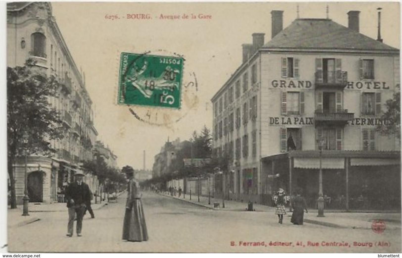 CPA Avenue De La Gare BOURG 01 - Sonstige & Ohne Zuordnung