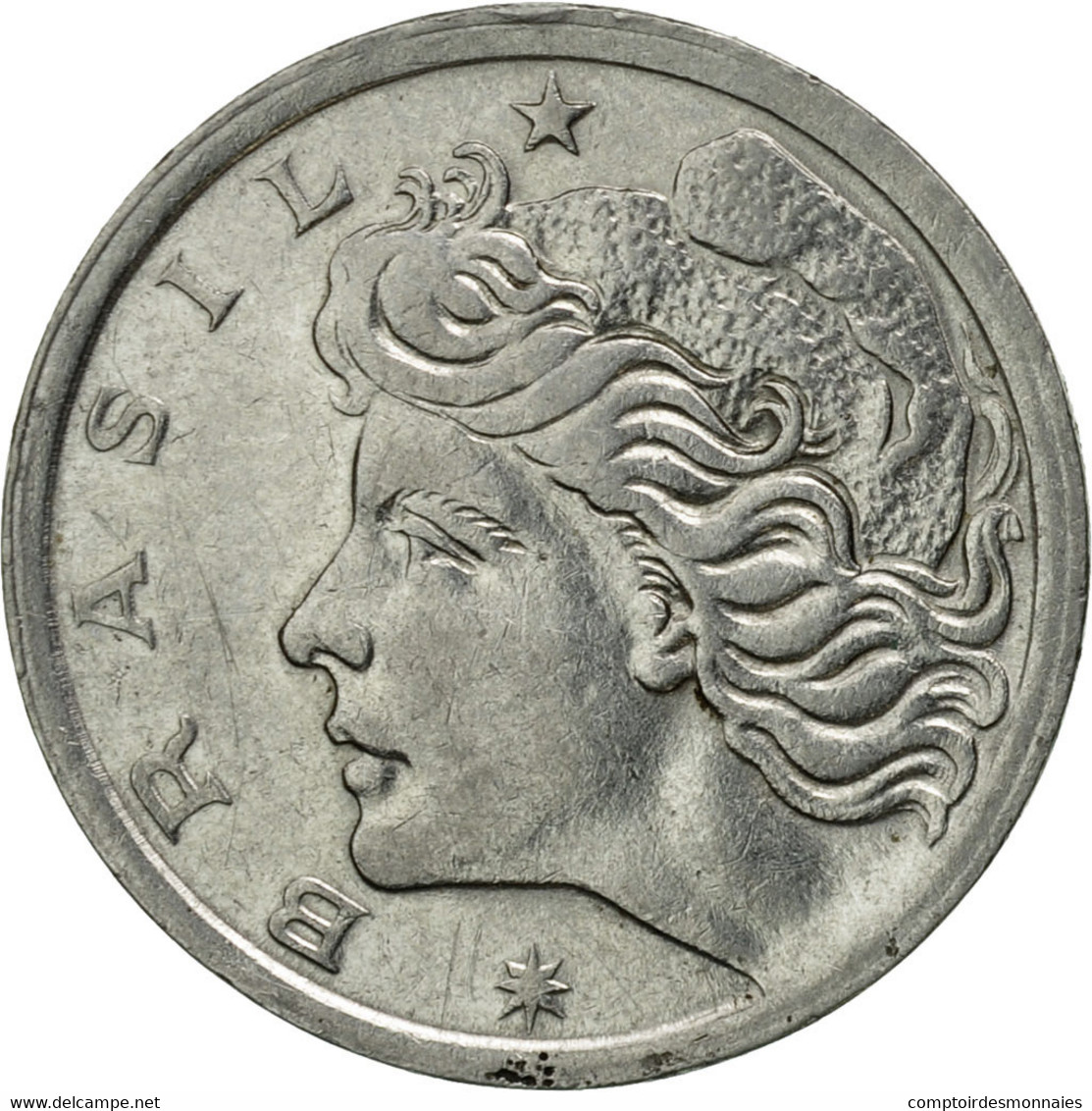 Monnaie, Brésil, 2 Centavos, 1967, TTB, Stainless Steel, KM:576.1 - Brésil