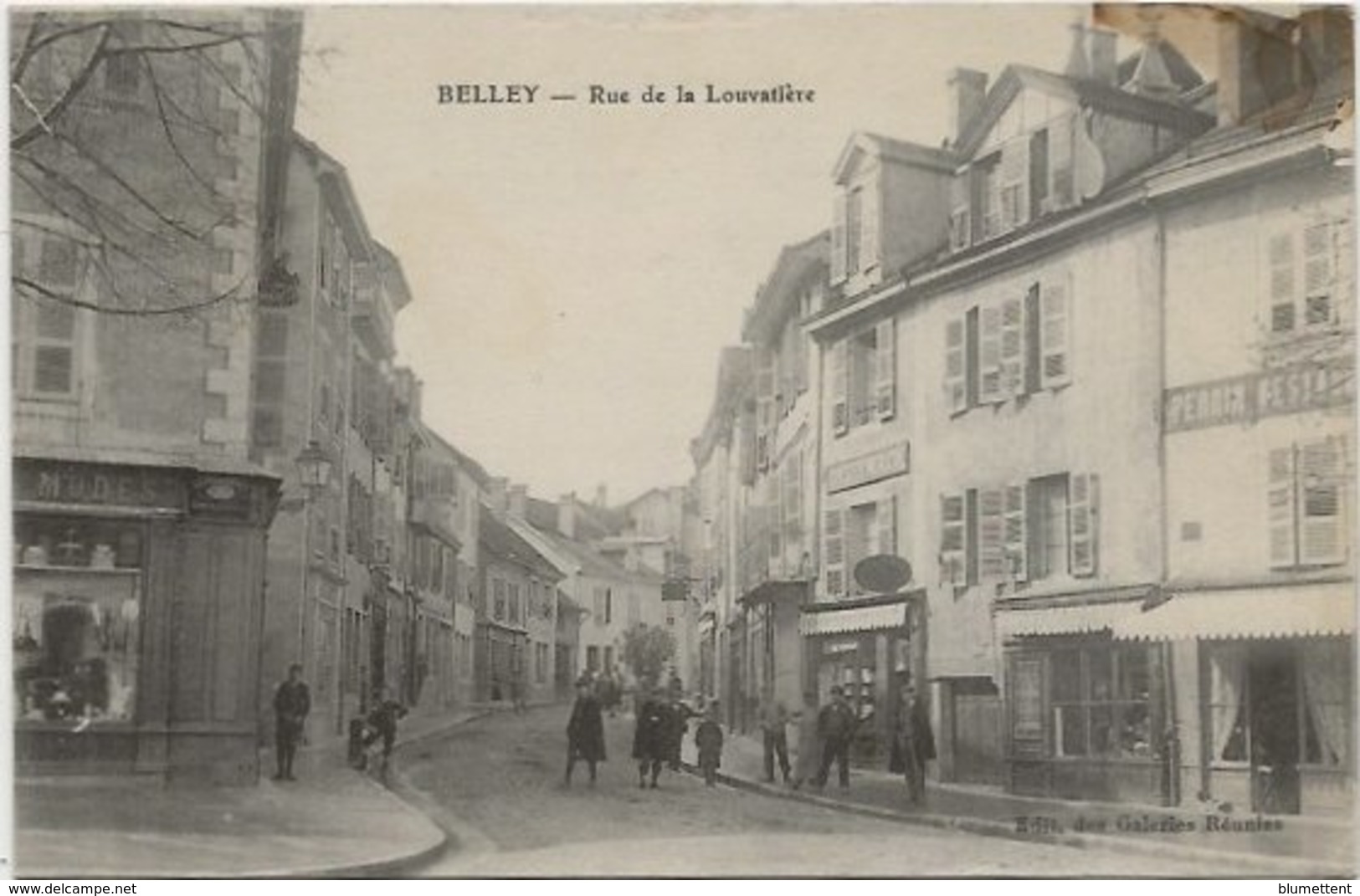 CPA Rue De La Louvatière BELLEY 01 - Belley