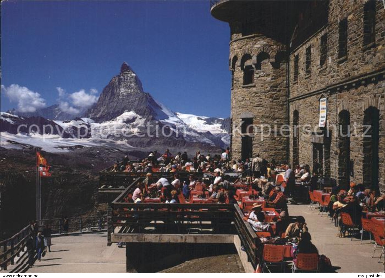 11946629 Zermatt VS Kulmhotel Gornergrat Terrasse Mit Matterhorn - Matt