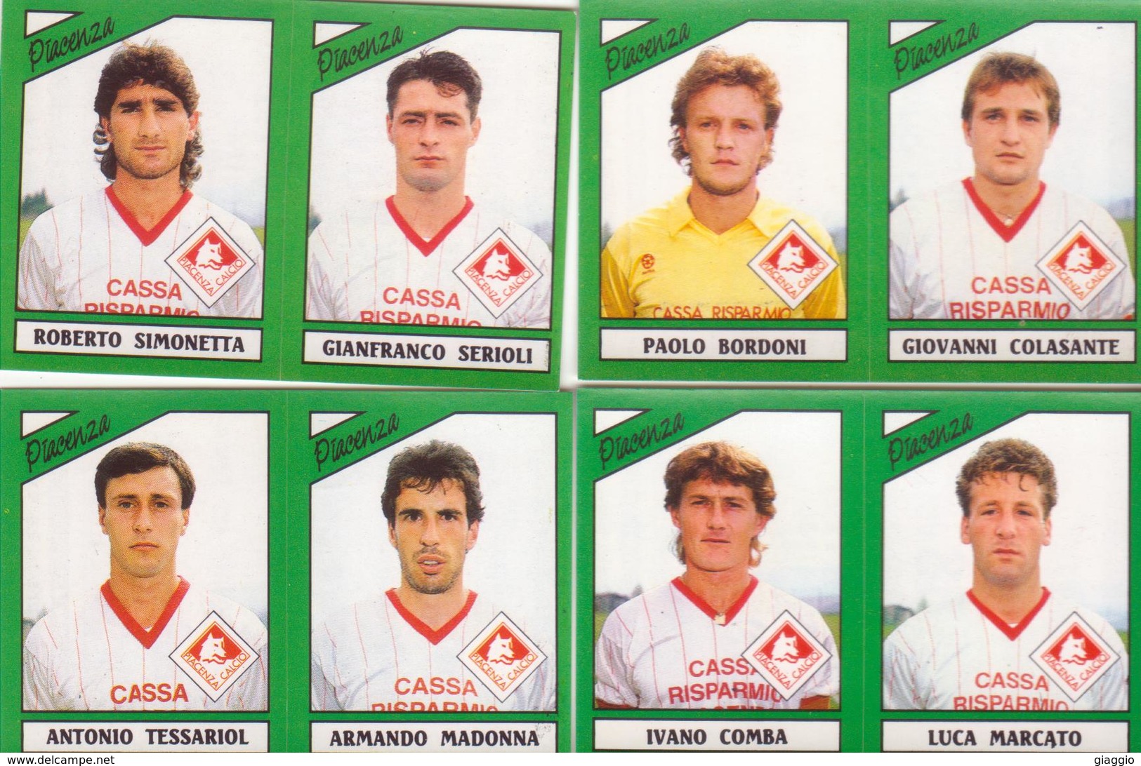 °°° Figurine Calciatori Piacenza1987/88 N.443-444-447-448 °°° - Altri & Non Classificati