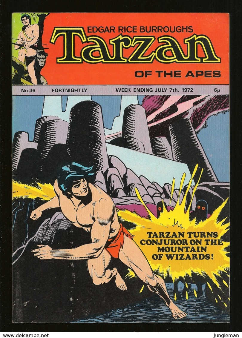 Tarzan Of The Apes - 2ème Série # 36 - Published Williams Publishing - In English - July 1972 - BE - Otros Editores
