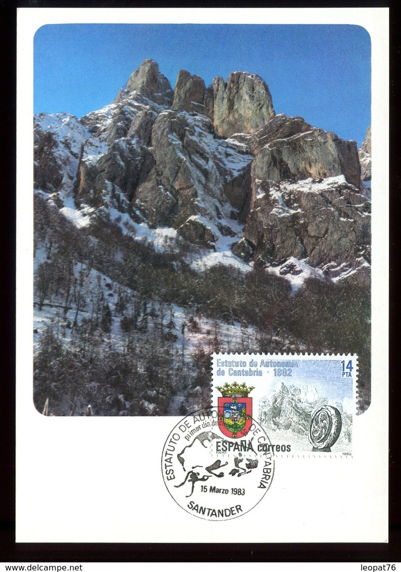 Espagne - Carte Maximum 1983 - Cantabria - N31 - Tarjetas Máxima