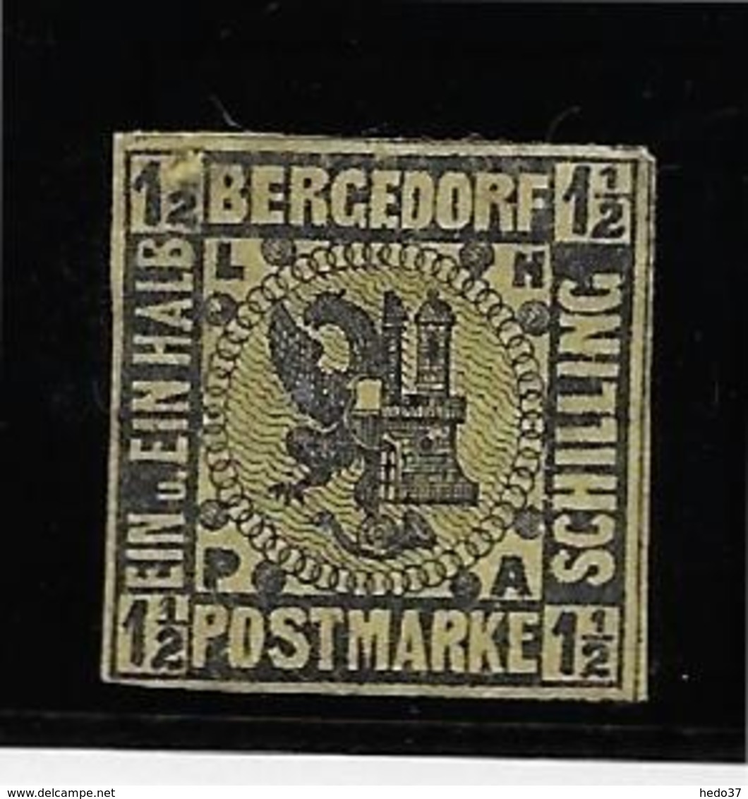 Allemagne Bergedorf N°4 - Neuf * Avec Gomme - TB - Bergedorf