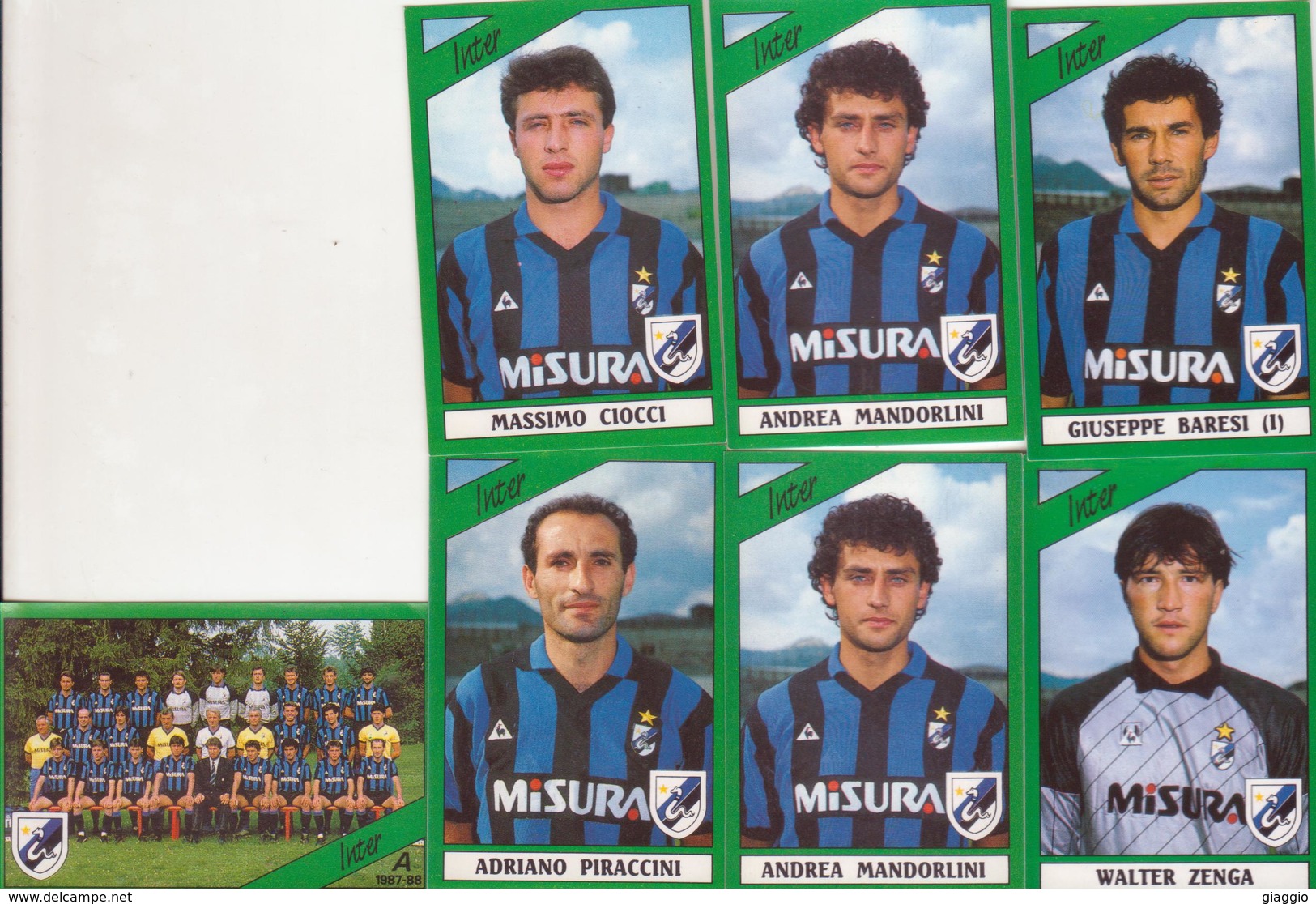 °°° Figurine Calciatori Inter1987/88 N.116-121-130x2-131-132-127 °°° - Altri & Non Classificati