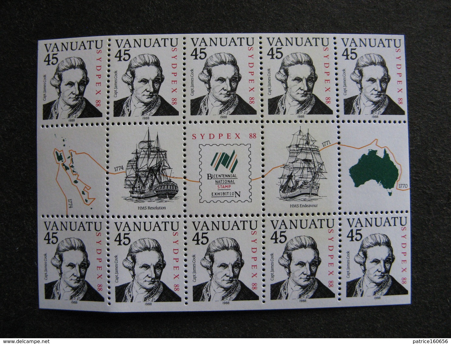 VANUATU: TB Feuille N° F 805, Neuve XX. - Vanuatu (1980-...)