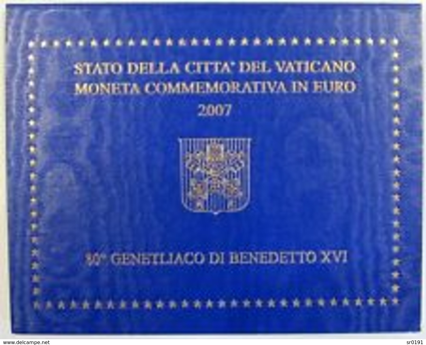 Vatican Coffret Officiel BU 2€ Euro Anniversaire Benoît XVI 2007 - Vaticano (Ciudad Del)