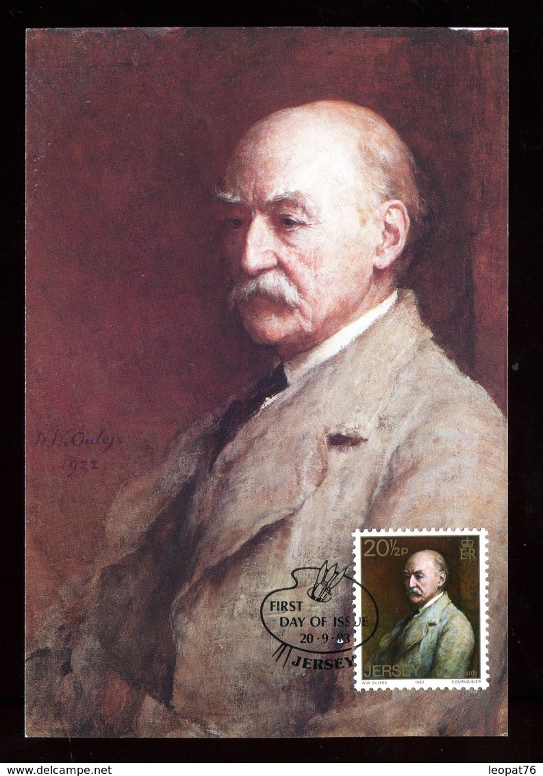 Jersey - Carte Maximum 1983 - Thomas Hardy - N44 - Jersey