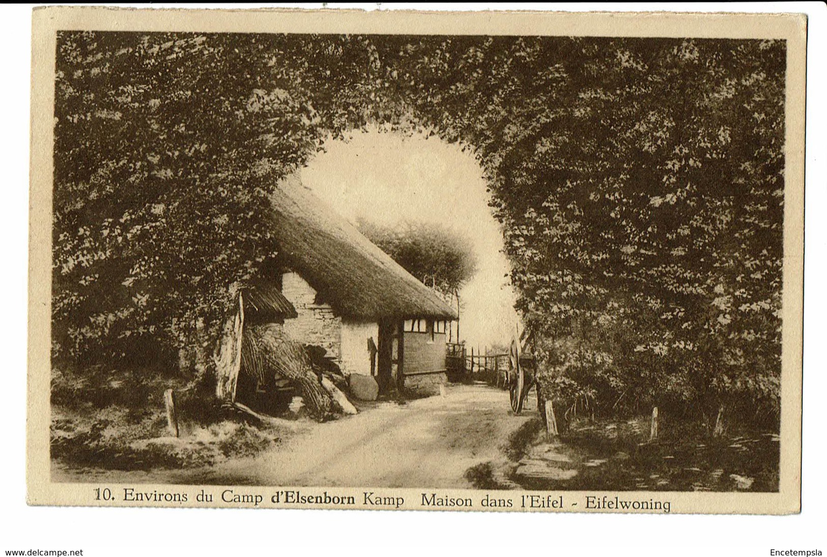 CPA - Carte Postale-BELGIQUE - Environs Du Camp D'Elsenborn -Maison Dans L'Eifel  S3091 - Butgenbach - Buetgenbach