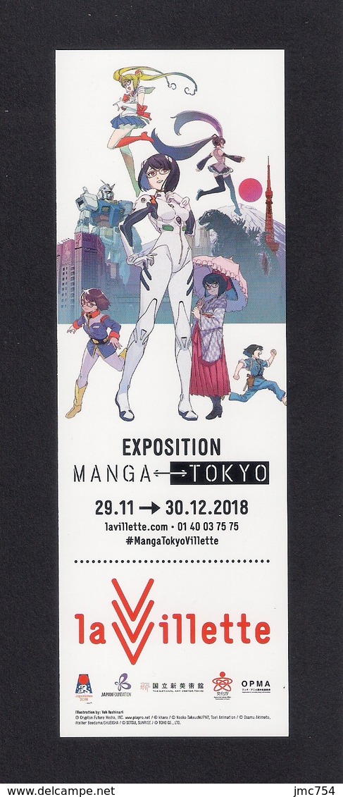 Marque Page.   Exposition Manga - Tokyo 2018. - Marcapáginas