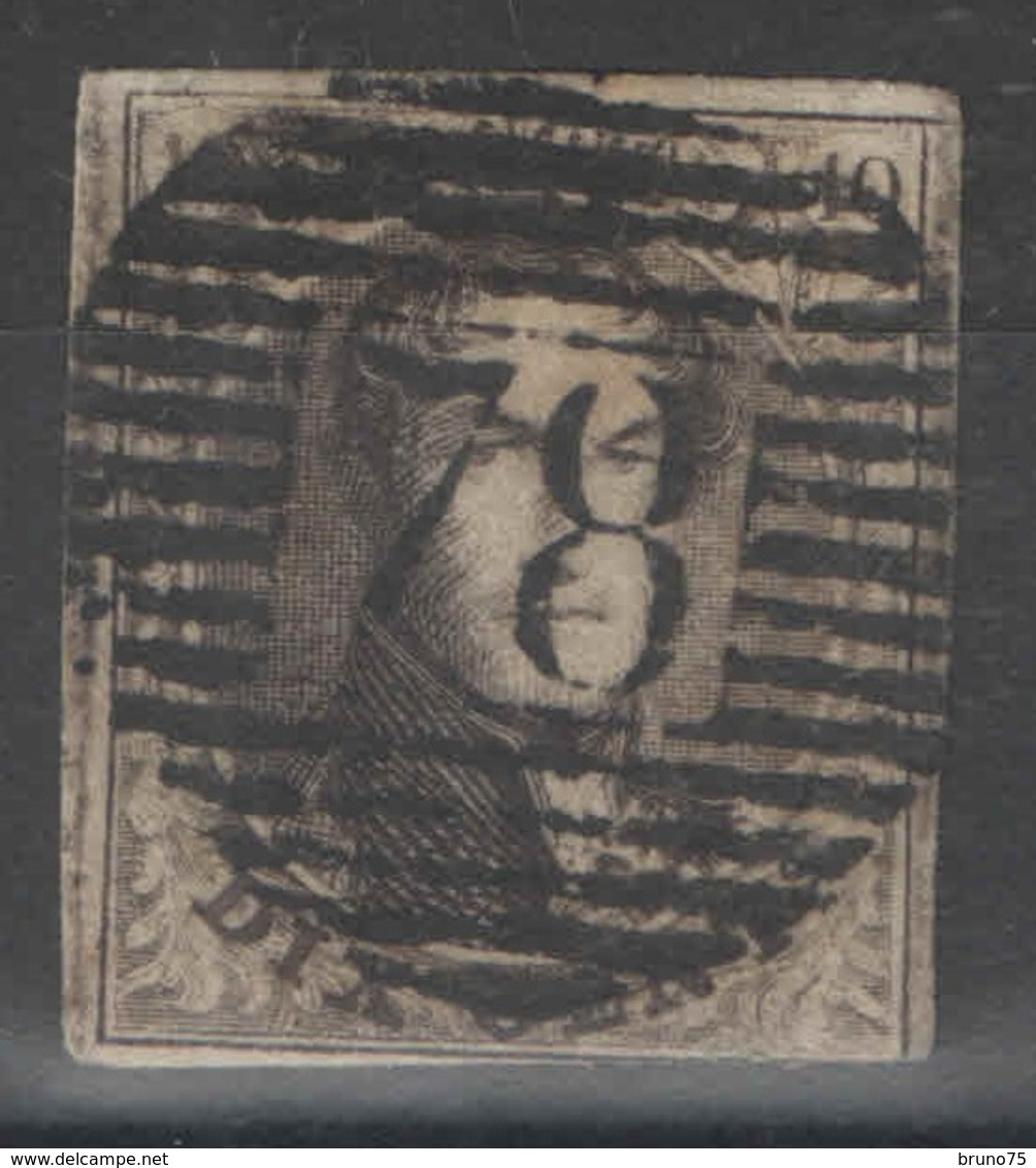 Belgique - YT 6 Oblitéré 78 Malines - 1851-1857 Medallions (6/8)