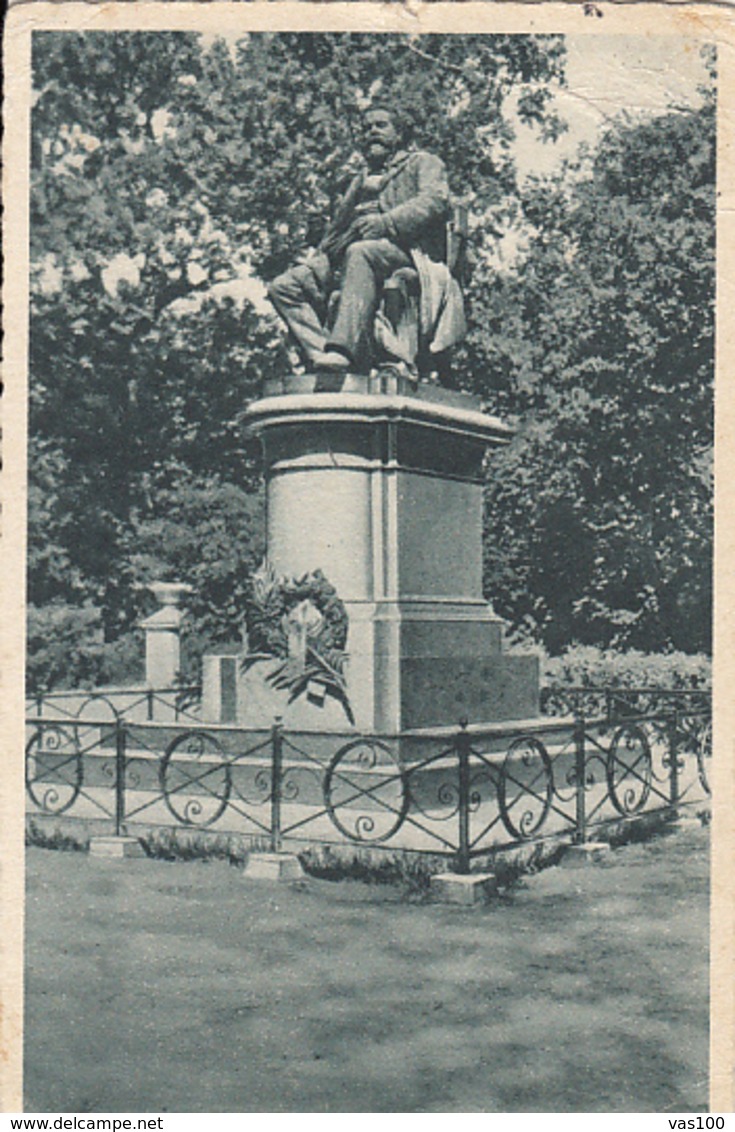 CPA NEUBRANDENBURG- REUTER MONUMENT - Neubrandenburg