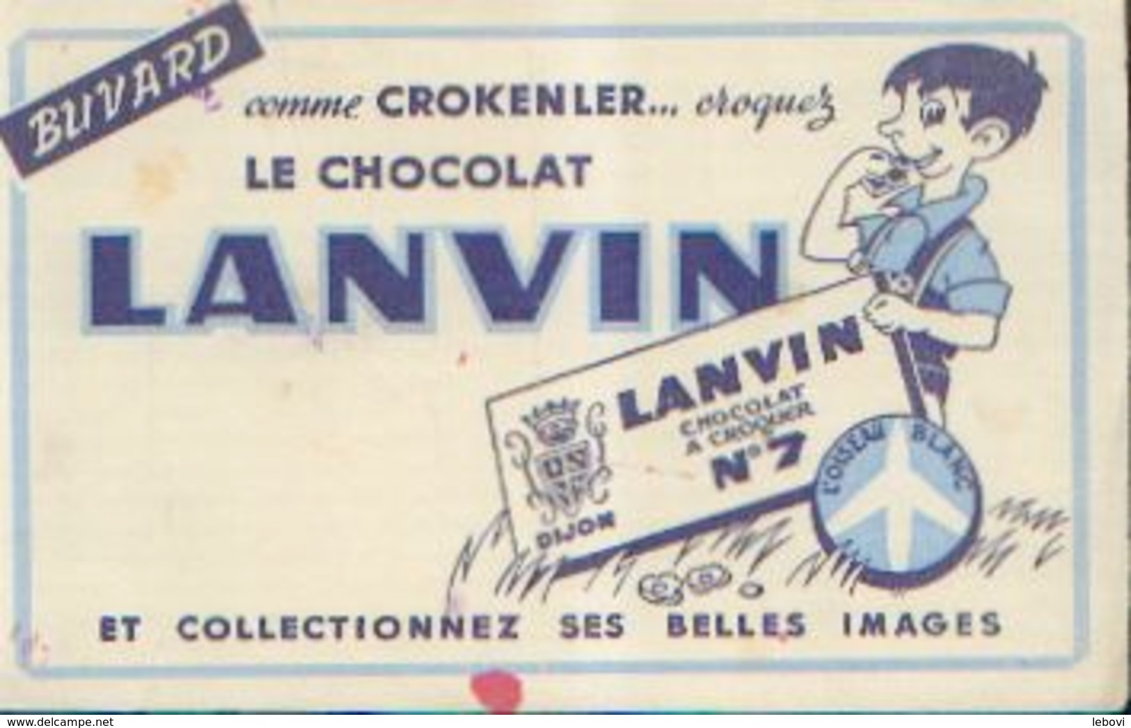 « Chocolat LANVIN» - Autres & Non Classés