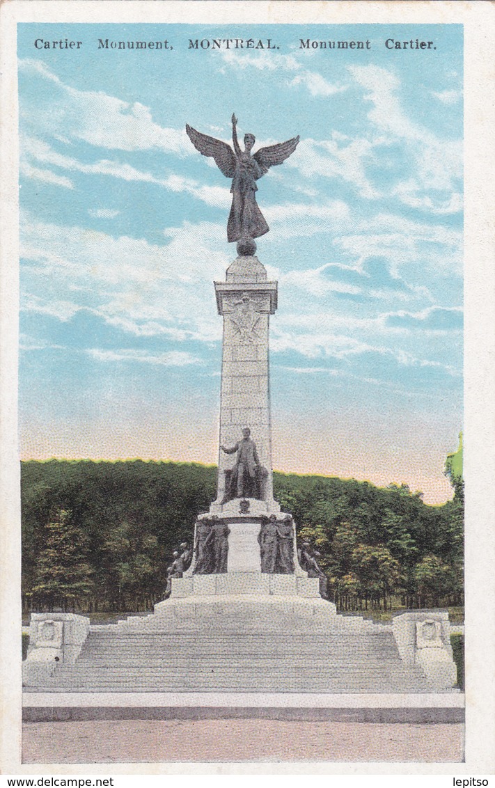 MONTREAL Acp "  MONUMENT CARTIER  "  +/-1910   Voir Scans - Montreal