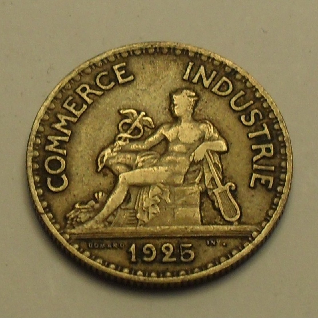 1925 - France - 50 CENTIMES, Chambres De Commerce, 2 Fermé, Closed 2, KM 884, Gad 421 - Altri & Non Classificati