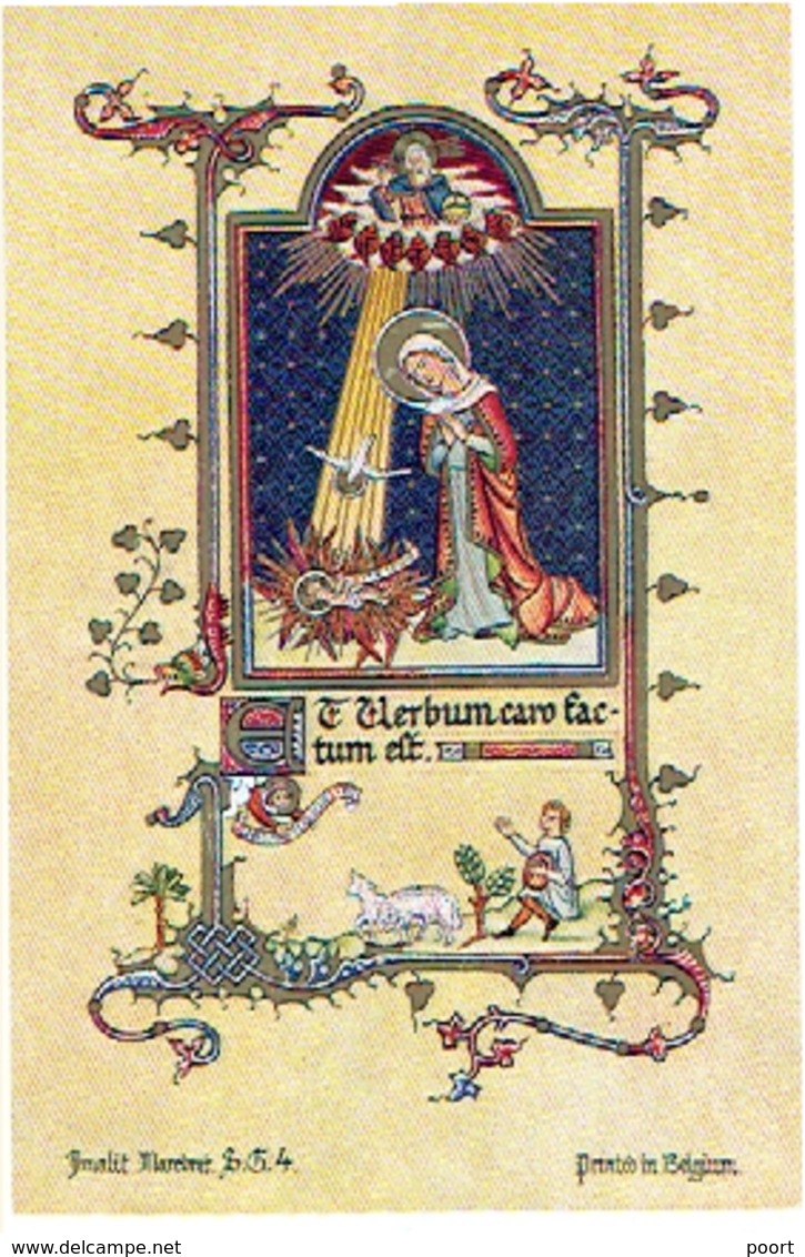 NATIVITY - Kersttafereel / Scène De Noël / Weihnachtsszene / Christmas Scene - 7 X 11 Cm. - Images Religieuses