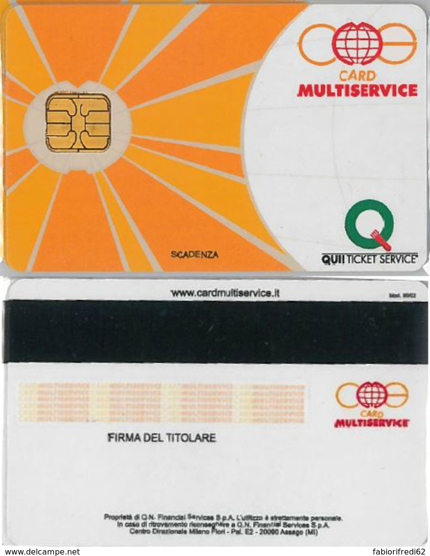 CARD MULTISERVICE QUICK TICKET (A33.7 - Altri & Non Classificati