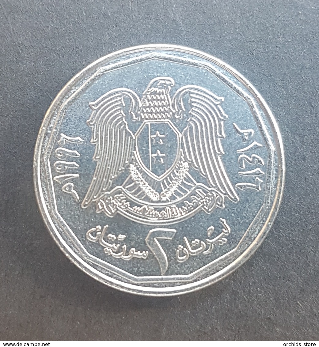 HX - Syria 1996 2 Livres Coin A-UNC / UNC - Syrie