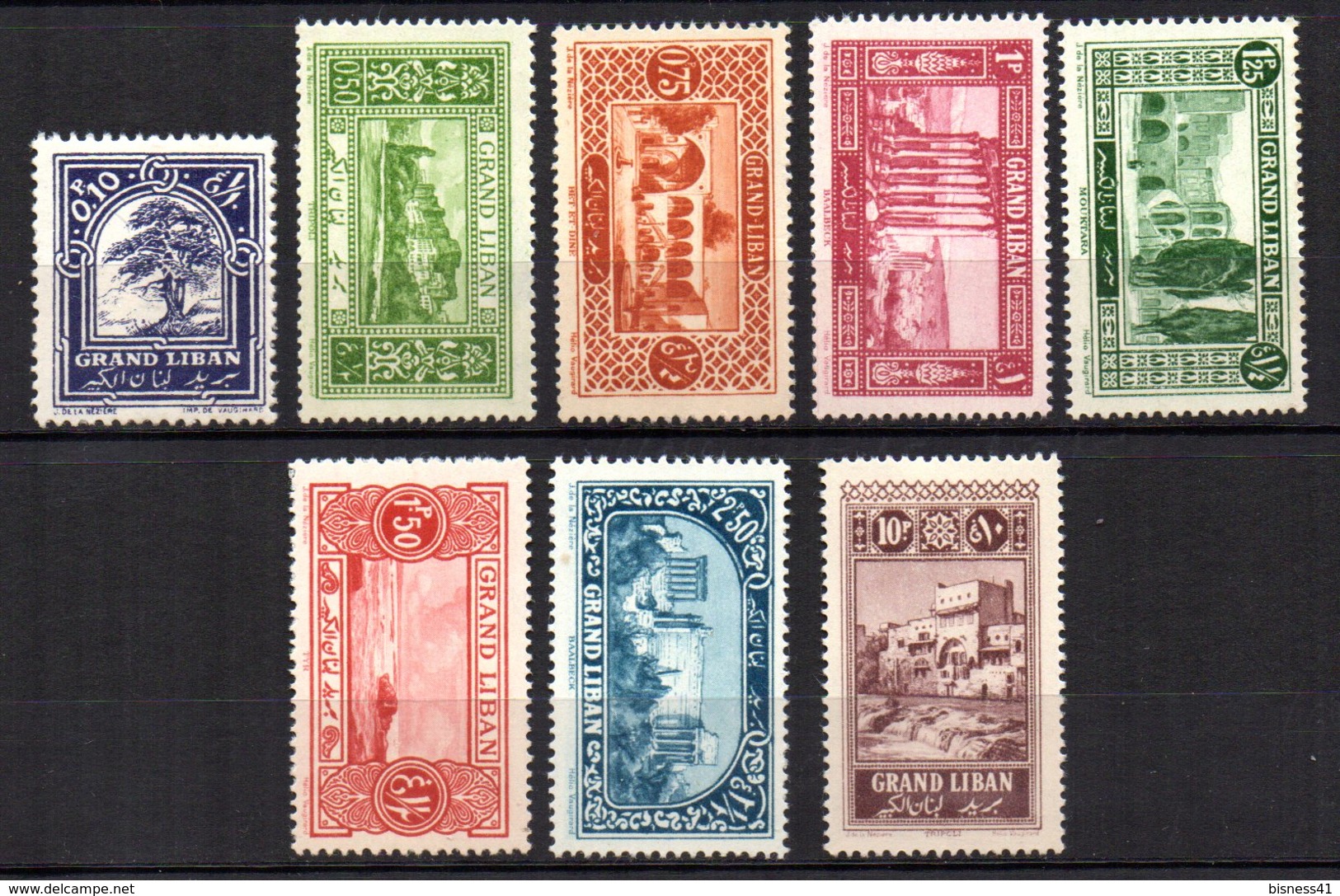 Col10    Grand Liban  N° Entre 50 Et 61 Neuf X MH  Cote : 17,80 Euro Cote 2015 - Unused Stamps