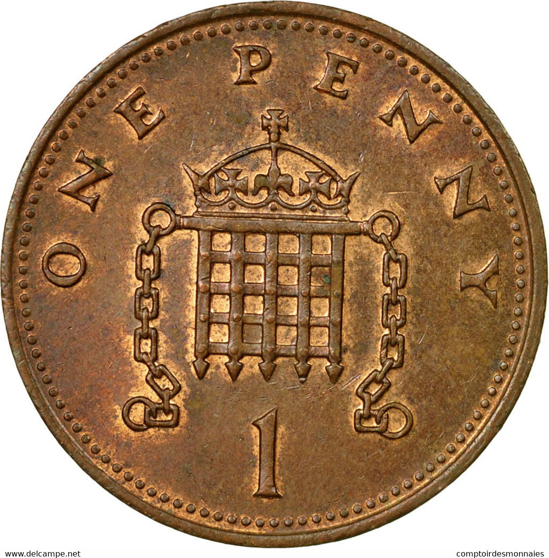Monnaie, Grande-Bretagne, Elizabeth II, Penny, 1986, TB+, Bronze, KM:935 - 1 Penny & 1 New Penny