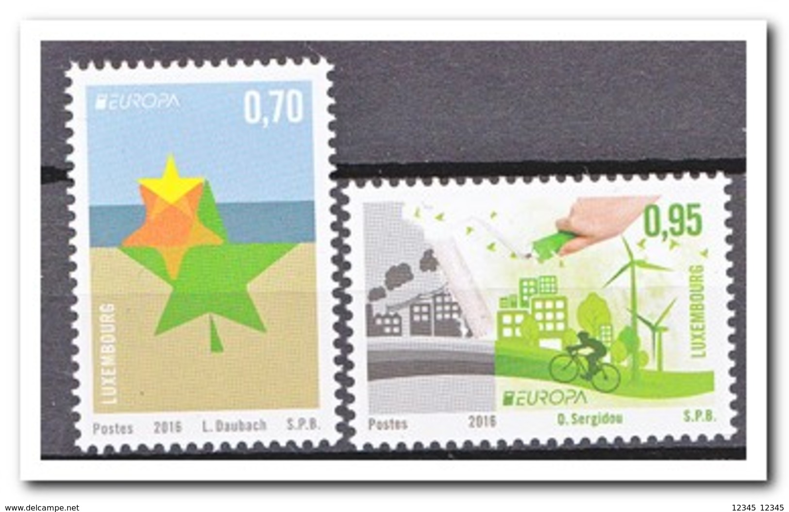 Luxemburg 2016, Postfris MNH, Europe, Green - Neufs