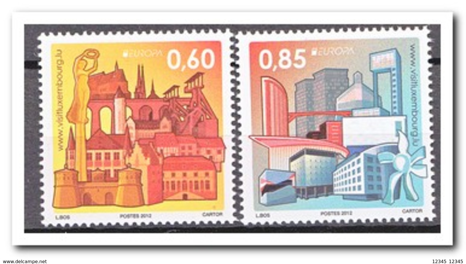 Luxemburg 2012, Postfris MNH, Europe - Ungebraucht