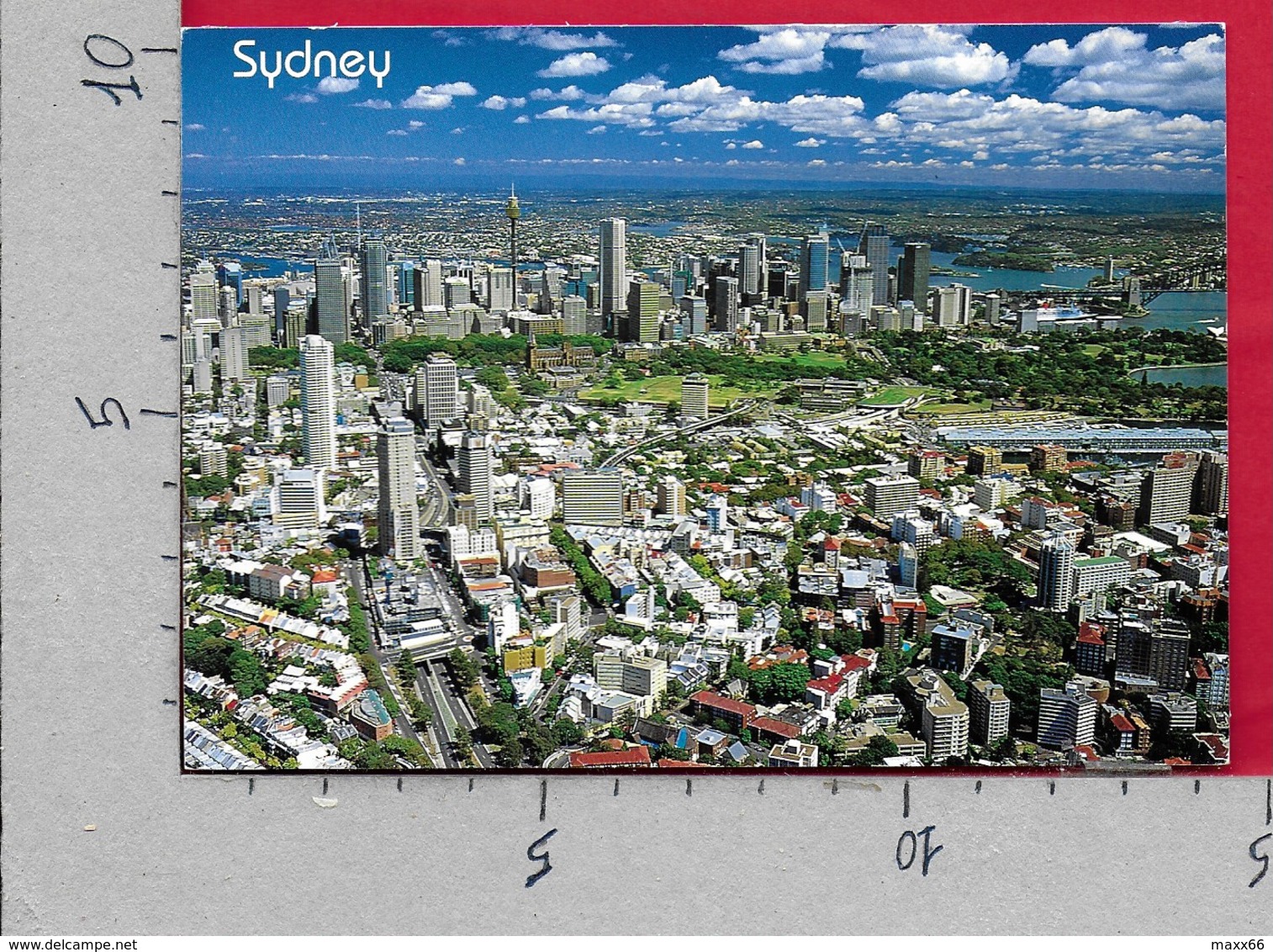 CARTOLINA VG AUSTRALIA - SIDNEY - The Aerial View Of The City - 10 X 15 - Sydney