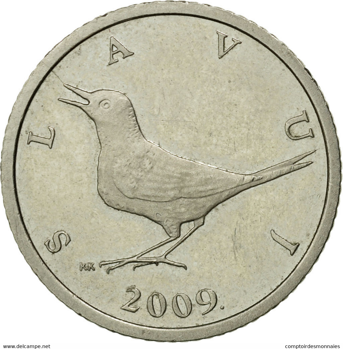 Monnaie, Croatie, Kuna, 2009, TTB, Copper-Nickel-Zinc, KM:9.1 - Croatie