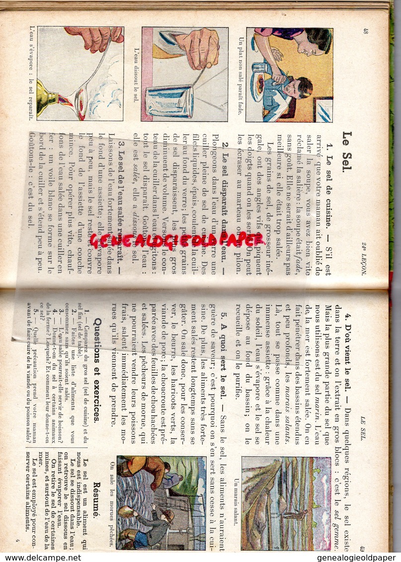 LECONS DE CHOSES- V. BOULET - CHABANAS- HACHETTE 1937- 235 ILLUSTRATIONS -ENSEIGNEMENT PRIMAIRE ECOLE