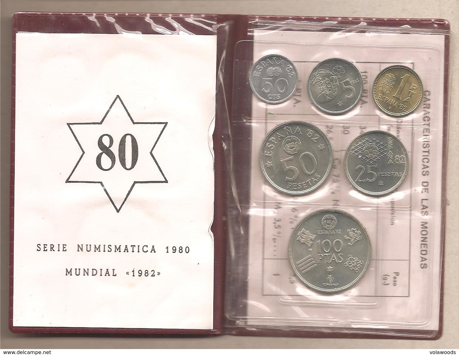 Spagna - Serie Numismatica 1980 "Mundial 82" - Münz- Und Jahressets