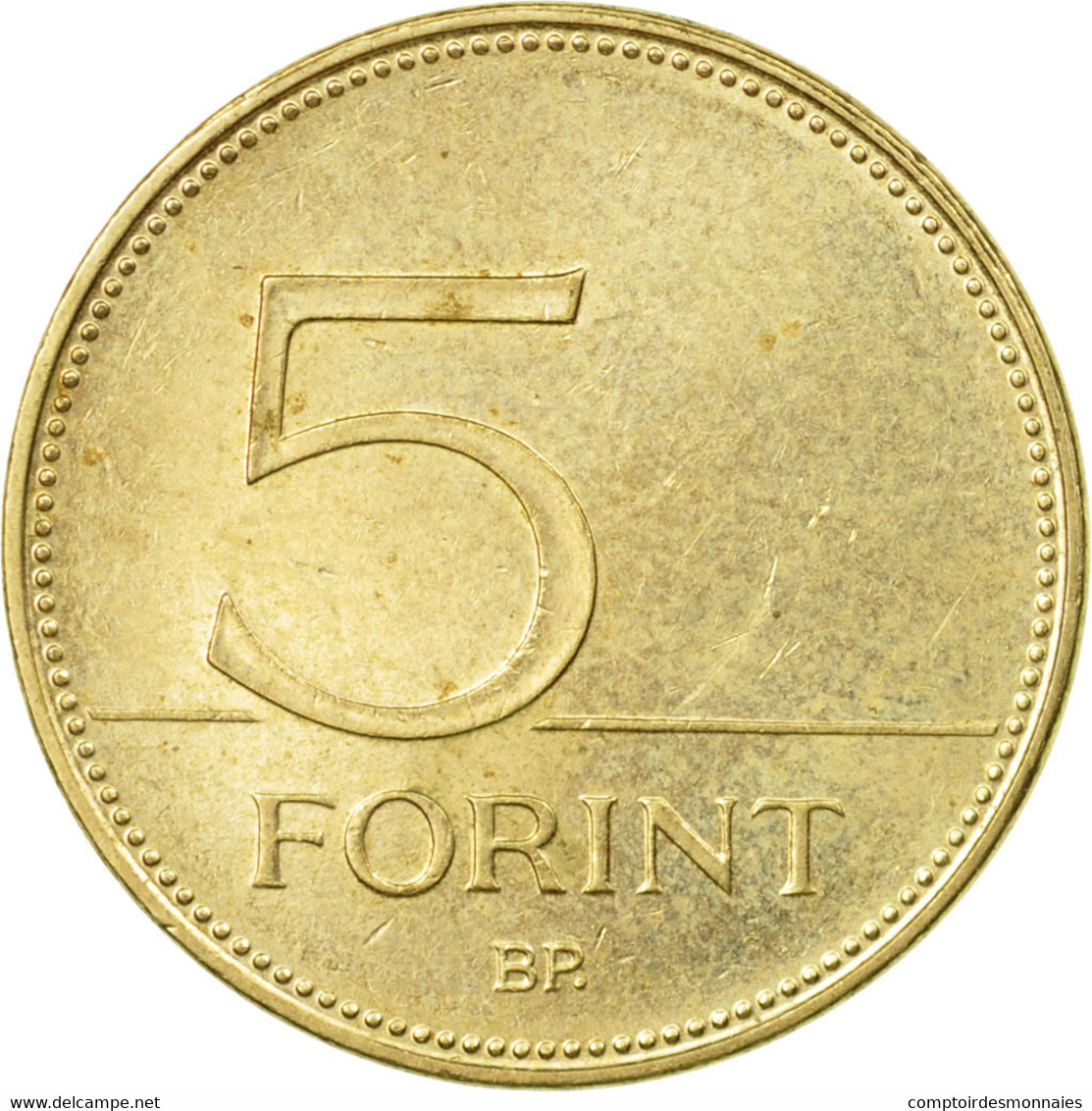 Monnaie, Hongrie, 5 Forint, 2010, Budapest, TTB, Nickel-brass, KM:694 - Hongarije