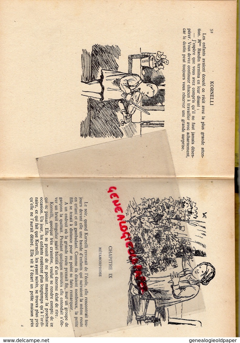 KORNELLI- JOHANNA SPYRI AUTEUR DE HEIDI-CHEZ JOSEPH LE VANNIER-METAMORPHOSE THIS-ILLUSTRATIONS JODELET-1952 FLAMMARION - Autres & Non Classés