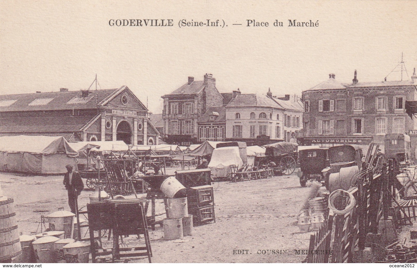 76 Goderville. Place Du Marché - Goderville