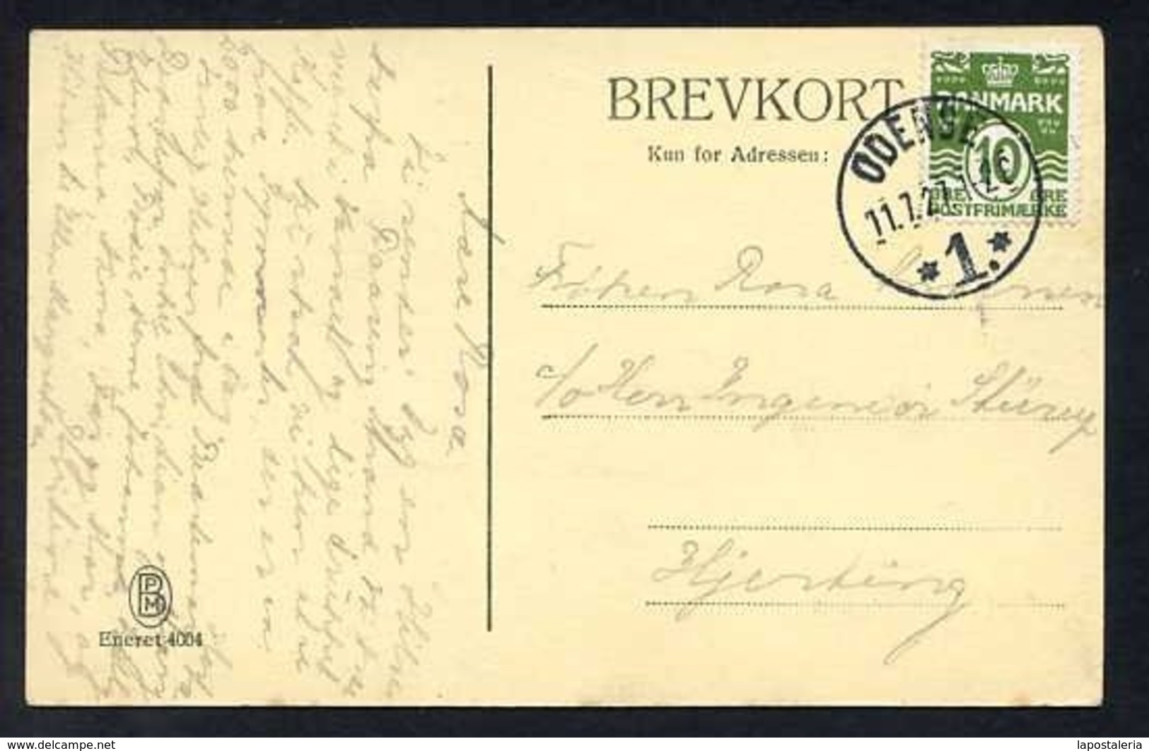 *Parti Ved Afholdshotellet Baaring Skow* Edit. B.P.M. Eneret 4004. Circulada 1927. - Dänemark