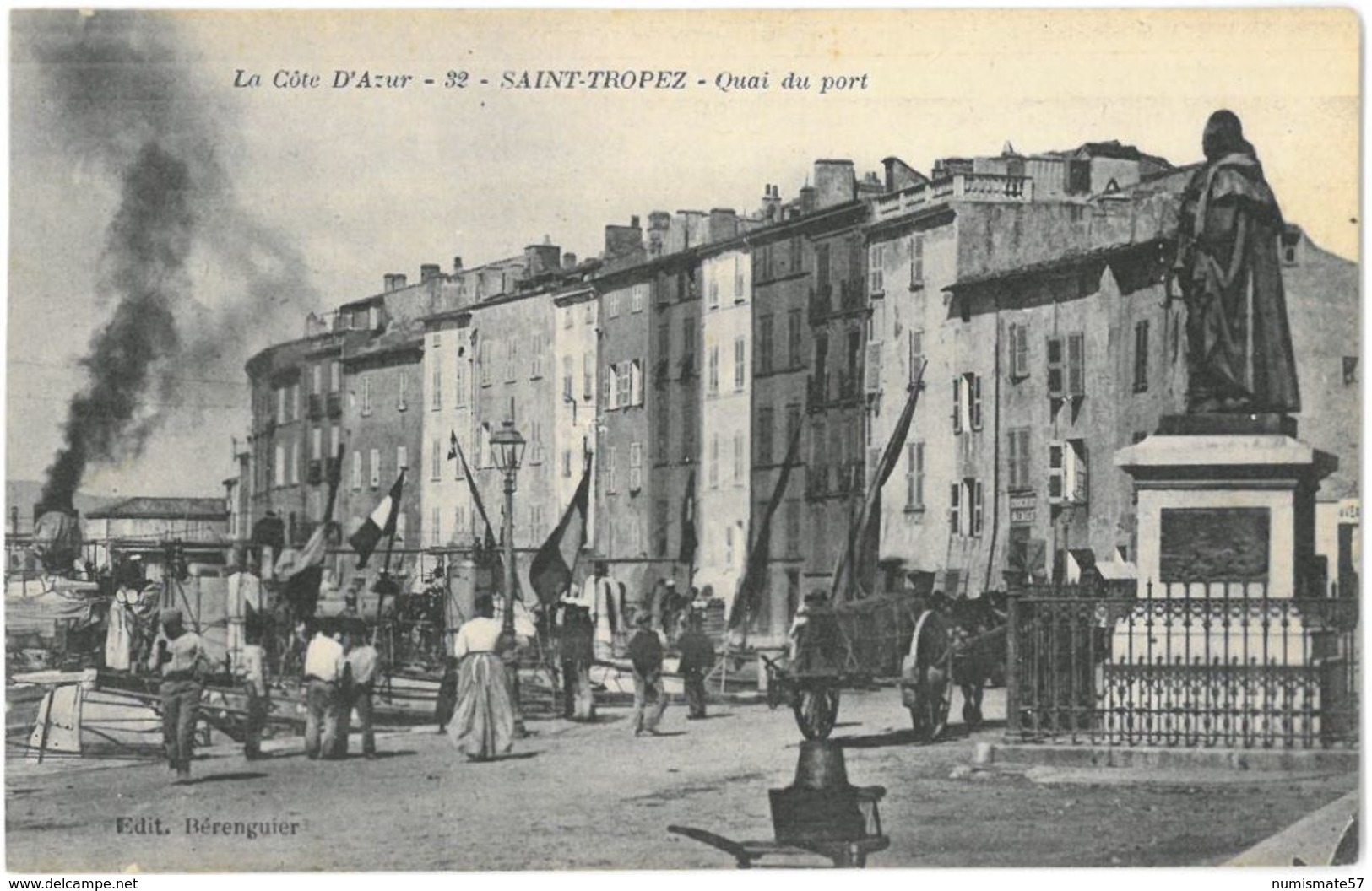 CPA SAINT TROPEZ - Quai Du Port - Ed. Bérenguier N°22 - Saint-Tropez