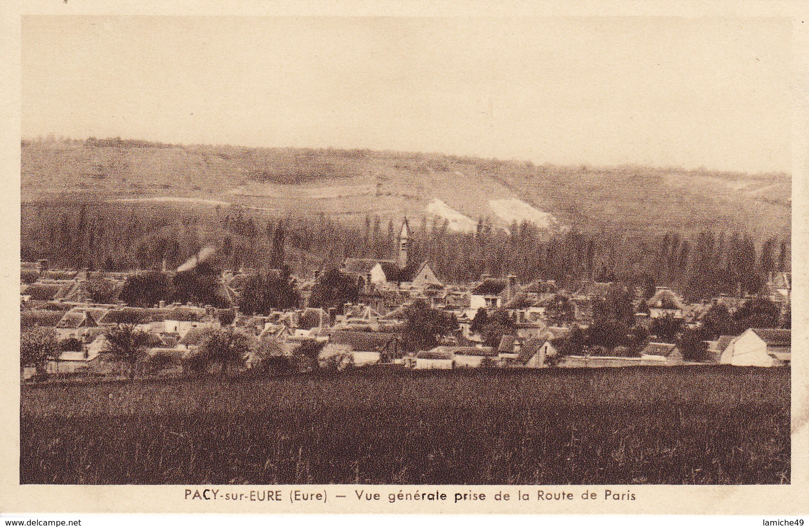 PACY SUR EURE – Vue Générale Prise De La Route De Paris - Pacy-sur-Eure