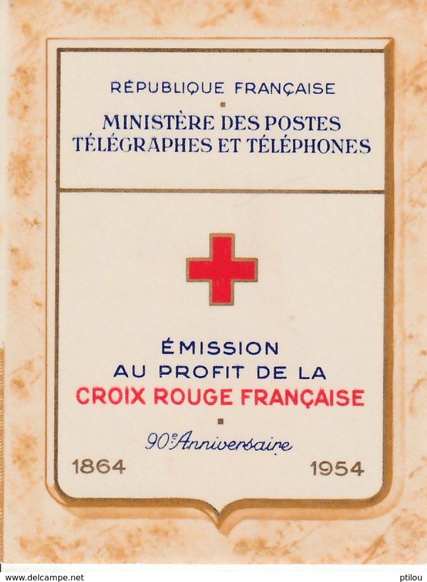 FRANCE - Carnet CROIX-ROUGE Neuf - 1954 - Croix Rouge