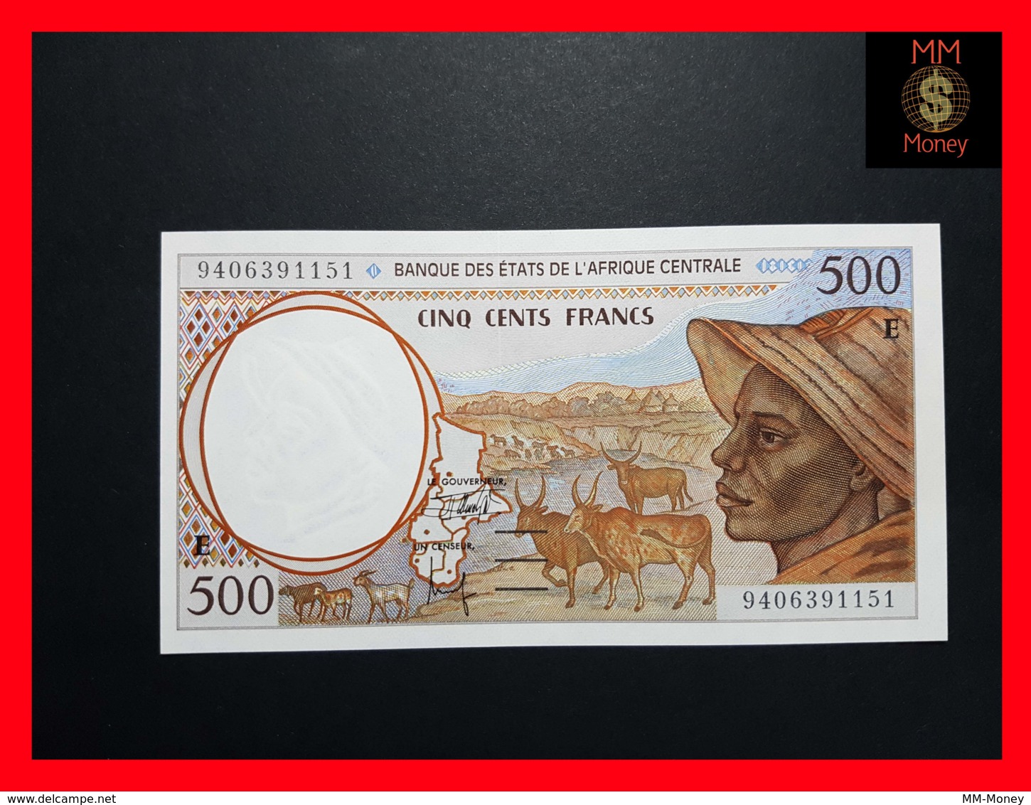 C.A.S CENTRAL AFRICAN STATES CAMEROUN 500 Francs 1994  P. 201 E B  UNC - États D'Afrique Centrale