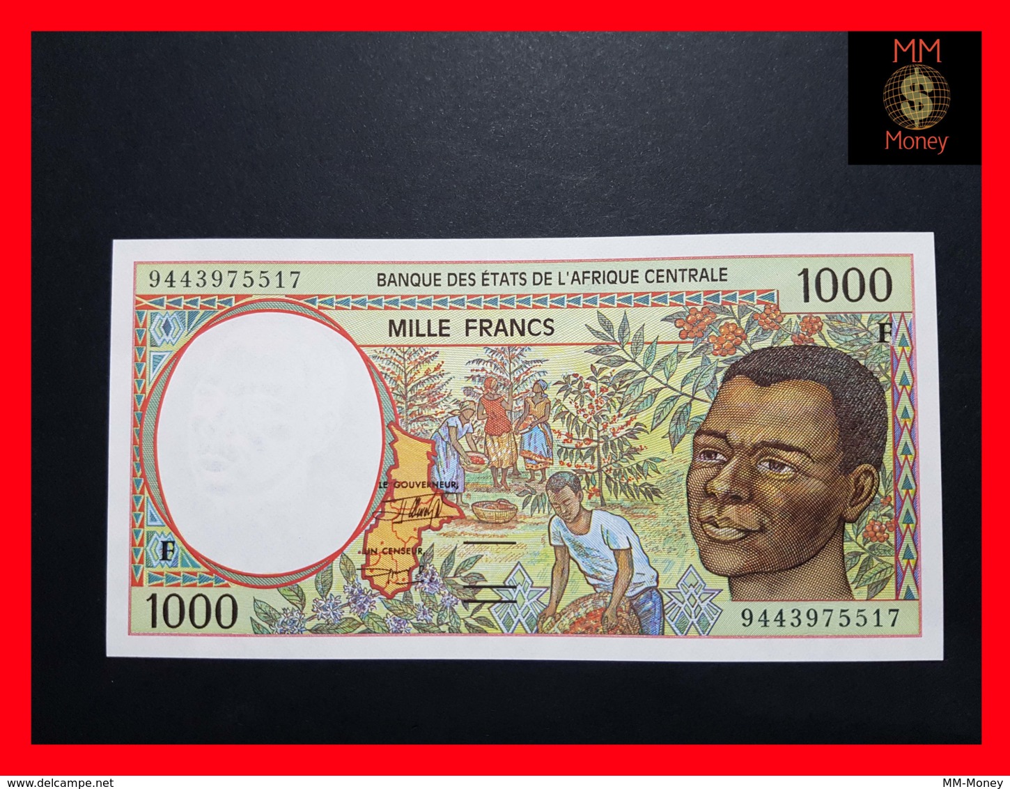 C.A.S CENTRAL AFRICAN STATES CENTRAL AFRICA 1.000 1000 Francs 1994  P. 302 F B - Central African States