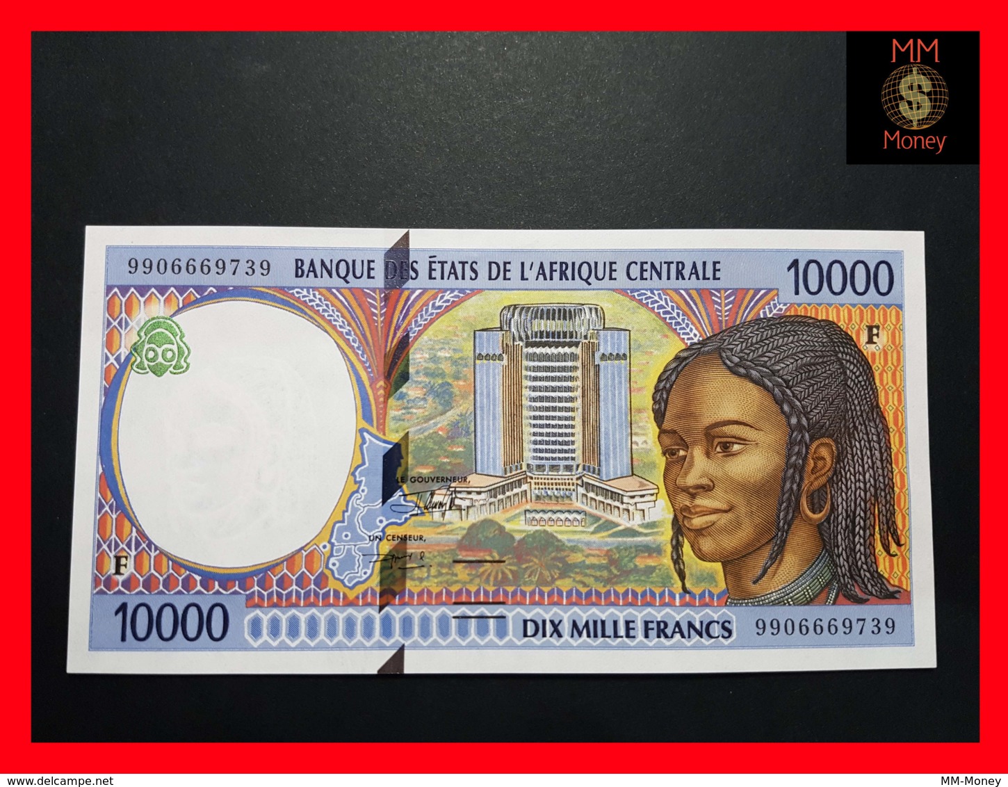 C.A.S CENTRAL AFRICAN STATES Central African Republic 10.000 10000 Francs 1999  P. 305 F  UNC - Centraal-Afrikaanse Staten