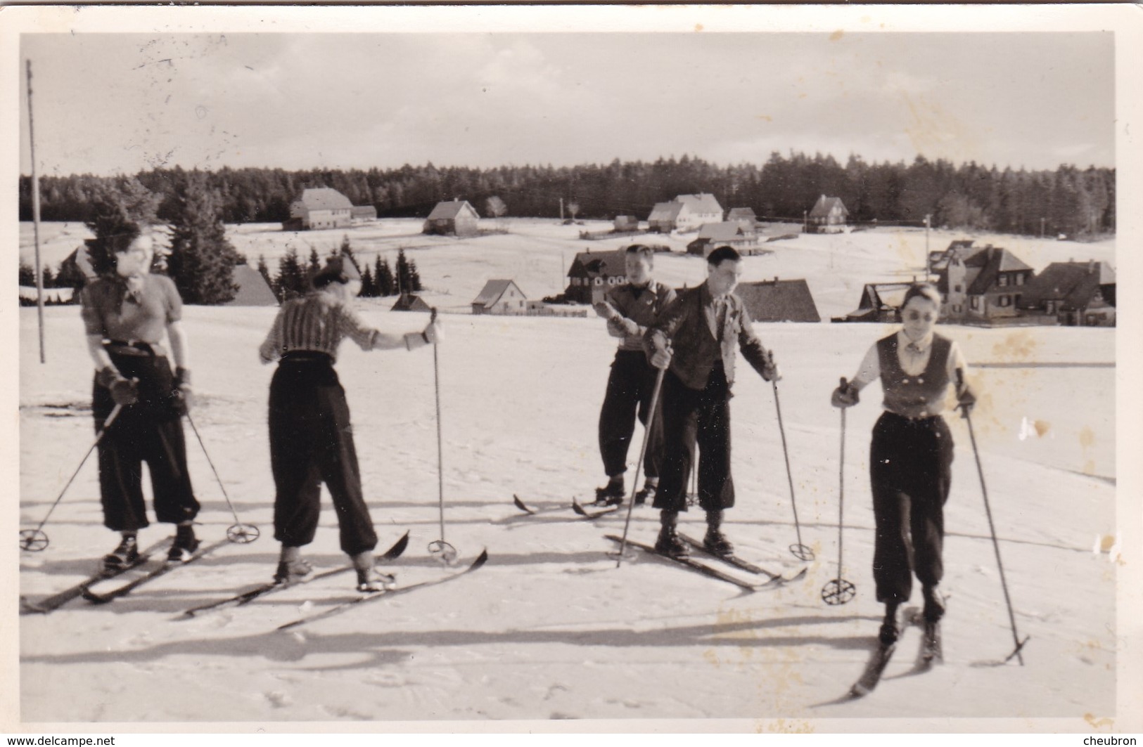 ALLEMAGNE . KNIEBIS. SHWARZWALD. SKIWIESE.  ANNÉE 1943. - Autres & Non Classés