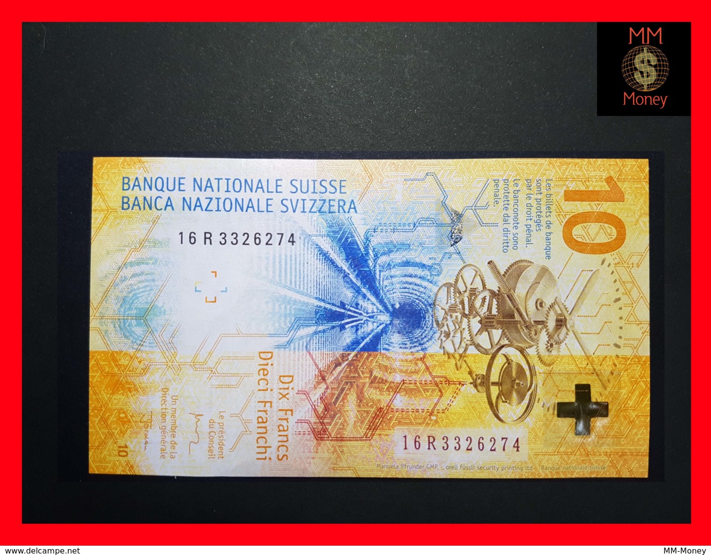 SWITZERLAND 10 Francs 2016 P. 75 UNC - Switzerland