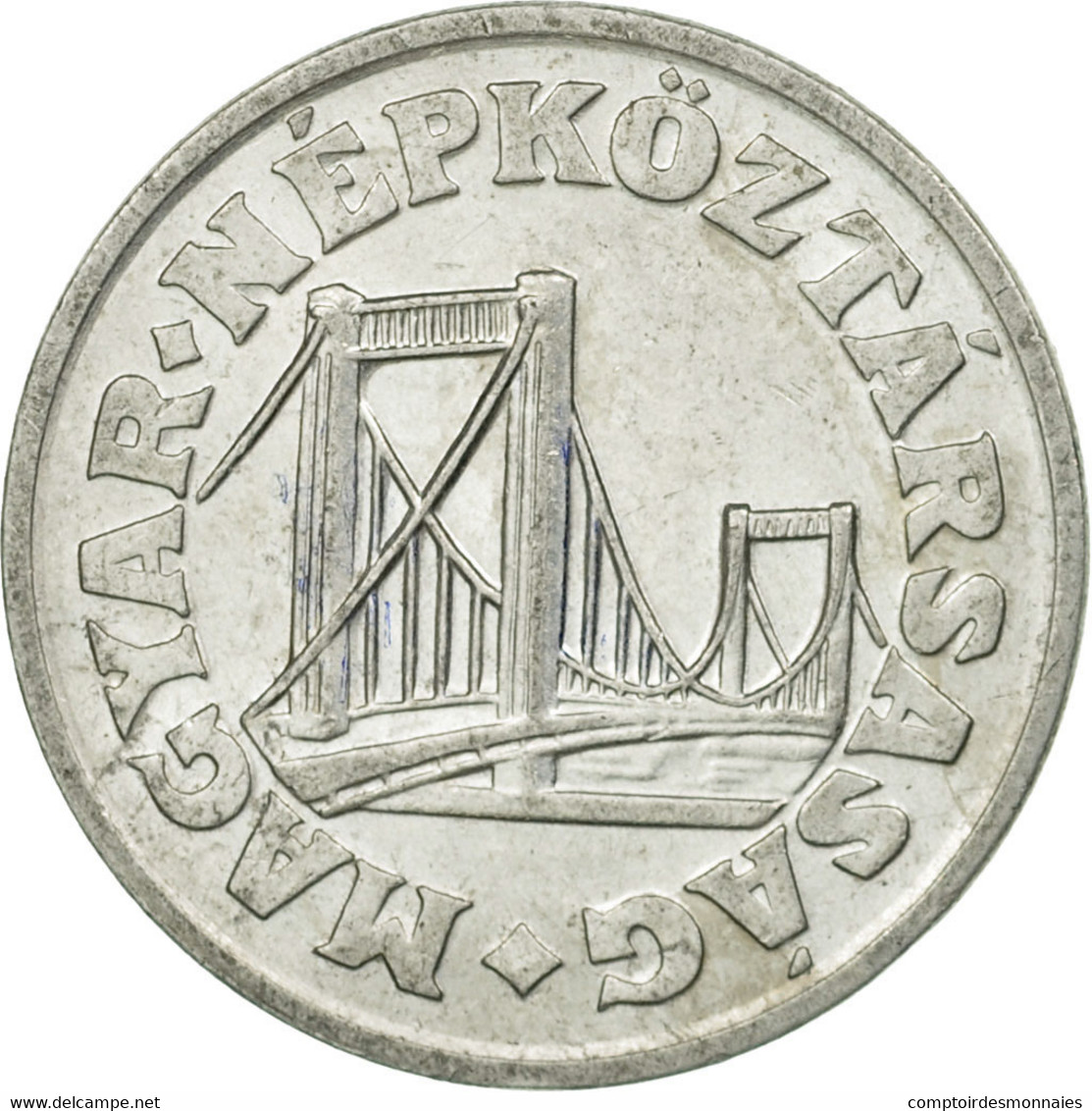 Monnaie, Hongrie, 50 Fillér, 1989, Budapest, TTB, Aluminium, KM:574 - Hungría