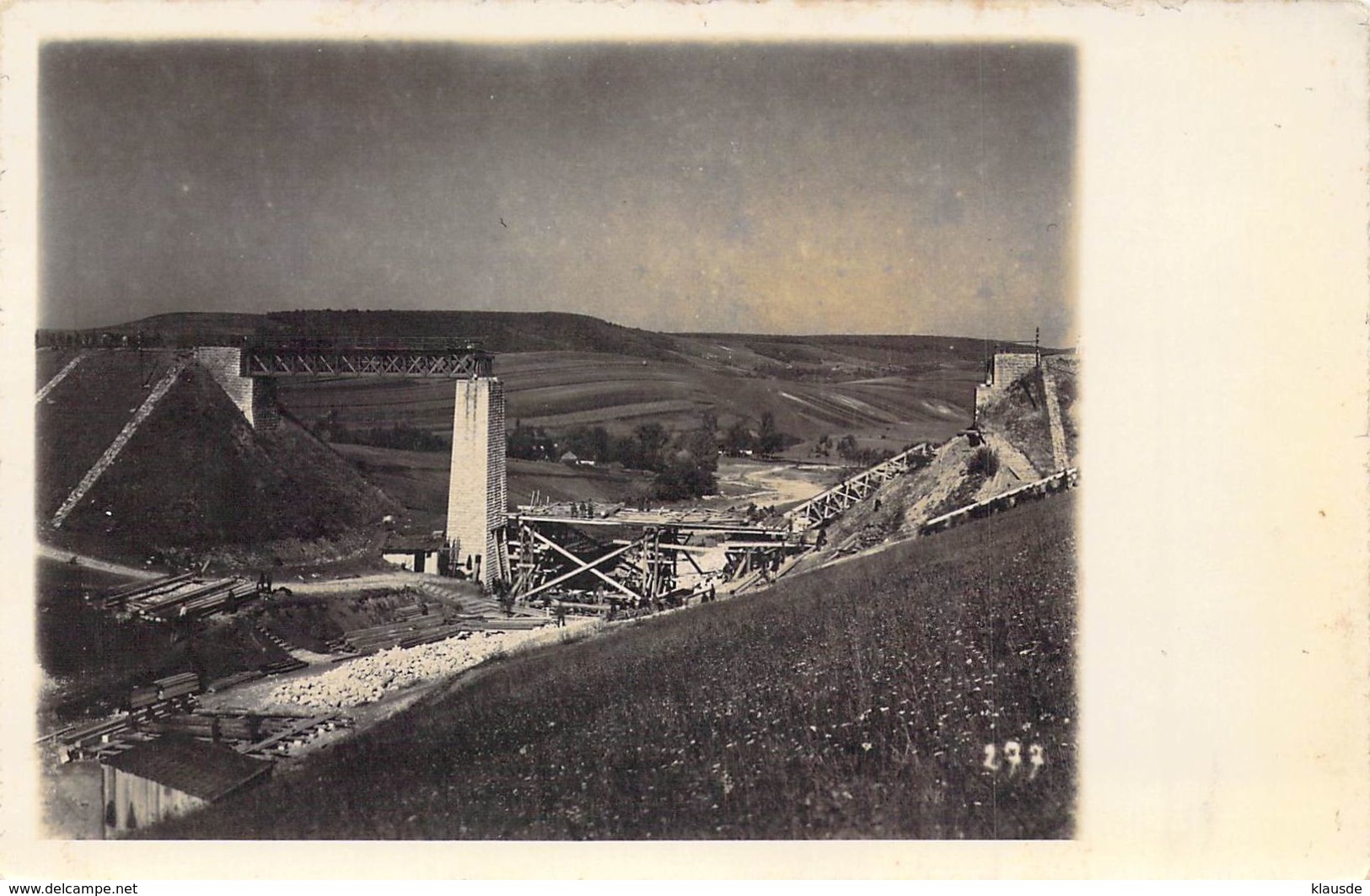 Zerstörte Brücke - Oorlog 1914-18